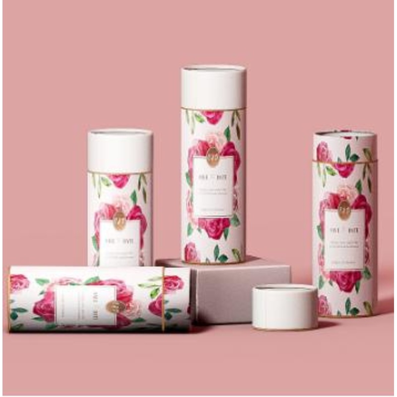 Custom Recyclable 10ml 20ml 30ml 50ml Essential Oil Bottle Round Paper Cardboard Packaging Perfume Cylinder Packaging Tube – Cap Packaging Paper Tube and Cardboard Tube Box price
