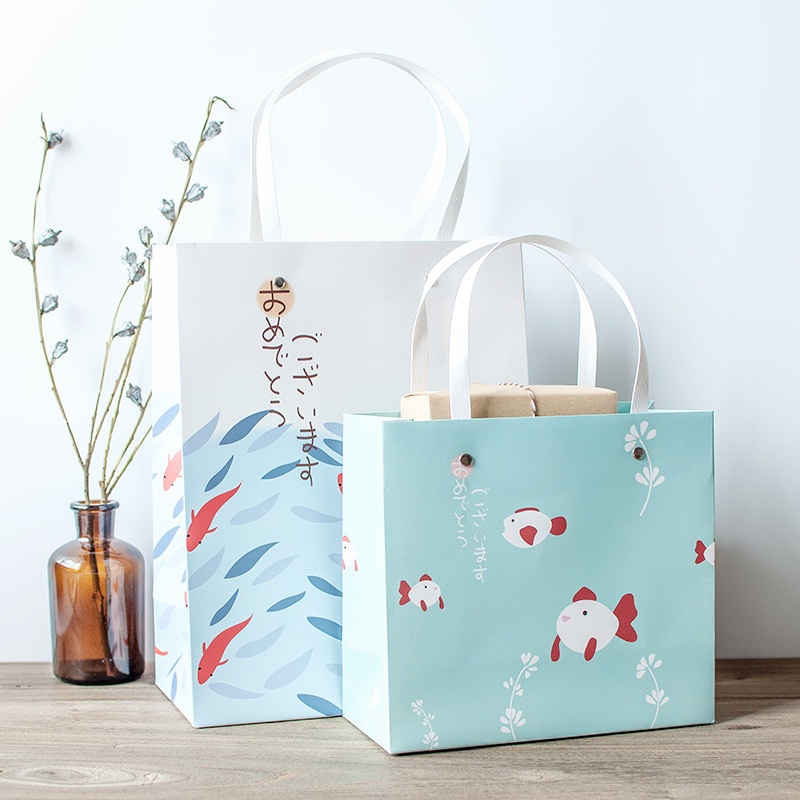 Custom Special Design Fresh Paper Gift Printing Pakage Bag – Small Paper Bag and Jewelry Gift Bag price