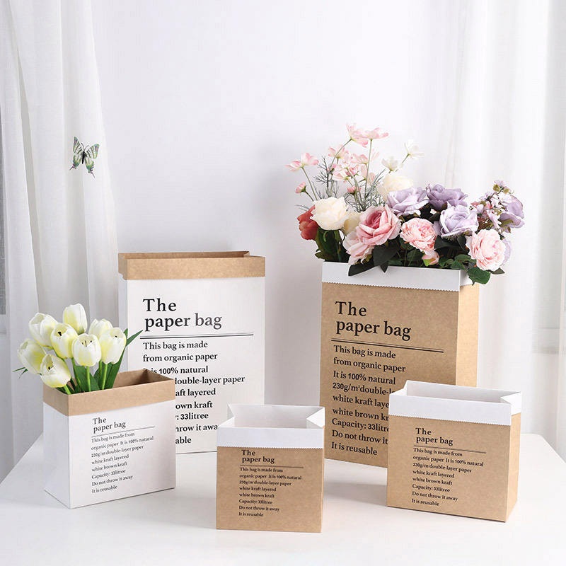 Flower Packaging Bag Flower Arrangement Bag Flower Shop Packaging Bag – Shaped Foldable Small Flower Arrangement Basket and Flower Shop Packaging Bag price