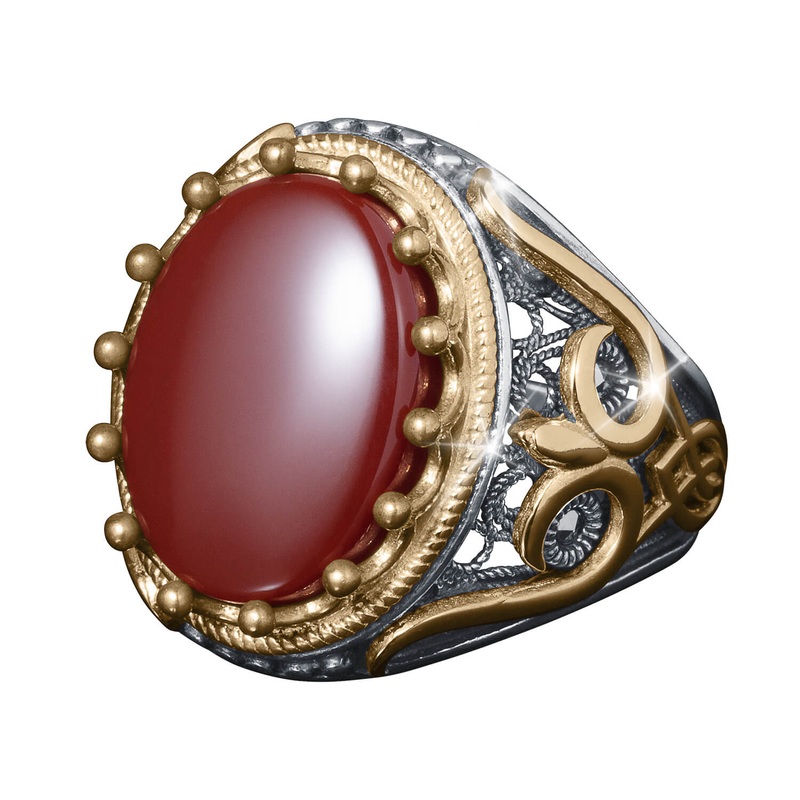 Sunset Carnelian Men’s Ring 10