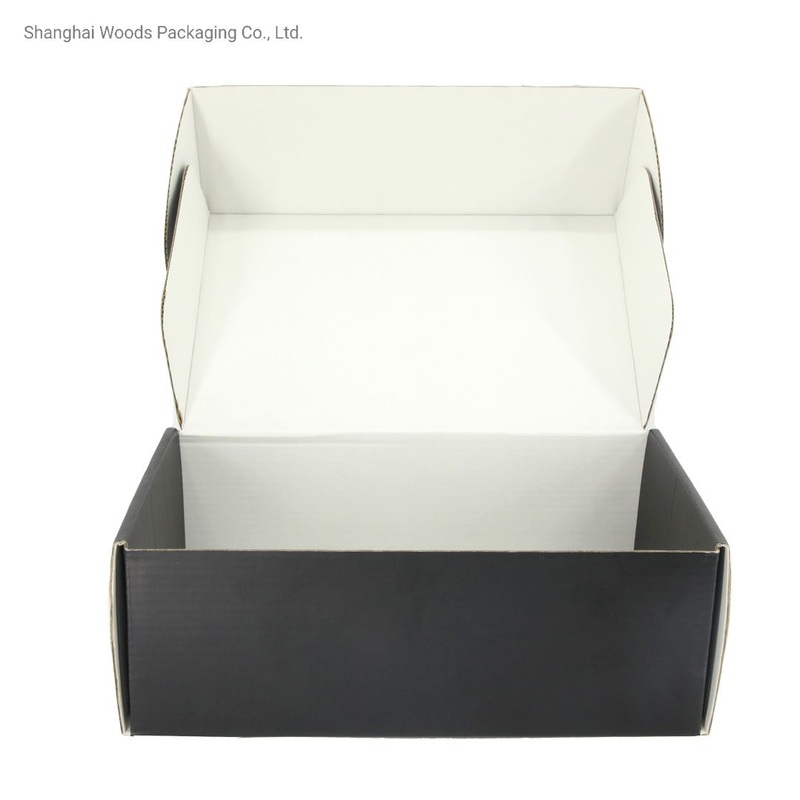 Wholesale Black Cardboard Mailing Apparel Box Custom Logo Printed Corrugated Shipping Packaging – Oxchocolate Box and Packing Box price