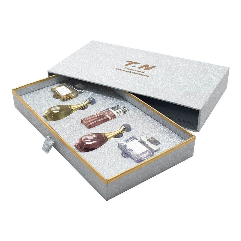 Covered Rigid Cardboard Drawer Style Packaging Perfume Box Gift Boxes – Magnetic Makeup Tools Box and Perfume Cosmetic Packaging Box price