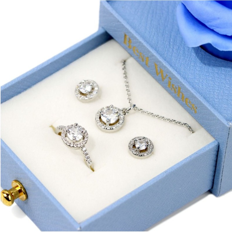 Custom Logo Jewellry Gift Box Ring Bracelet Necklace Pendant Set Packaging Box – Cosmetic Boxes and Packaging Box price