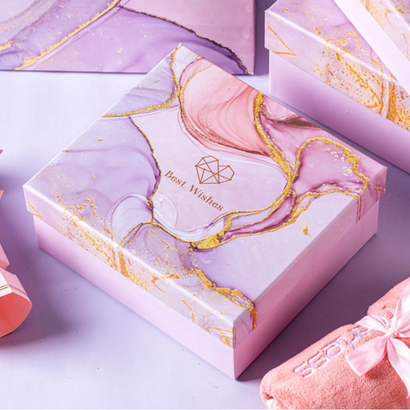 Pink New Design of Print Packing Gift Box Beautiful Creative Packing Gift Box – Handbags and Bag price