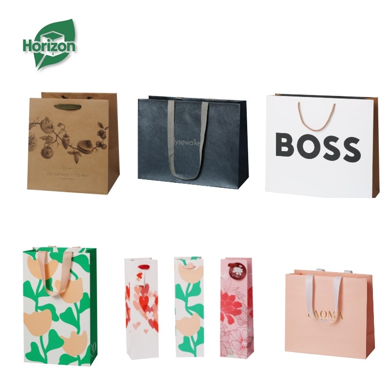 Wholesale Luxury Kraft Paper Gift Bag Custom Logo Printed White Shopping Bag with Ribbon for Craft and Promotions Packaging – Gift Paper Bag and Shopping Paper Bag price