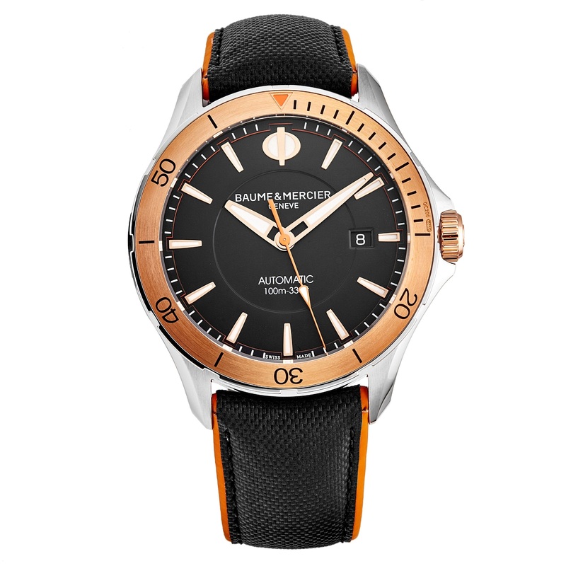 Baume et Mercier Clifton Automatic Black Dial Men’s Watch A10424