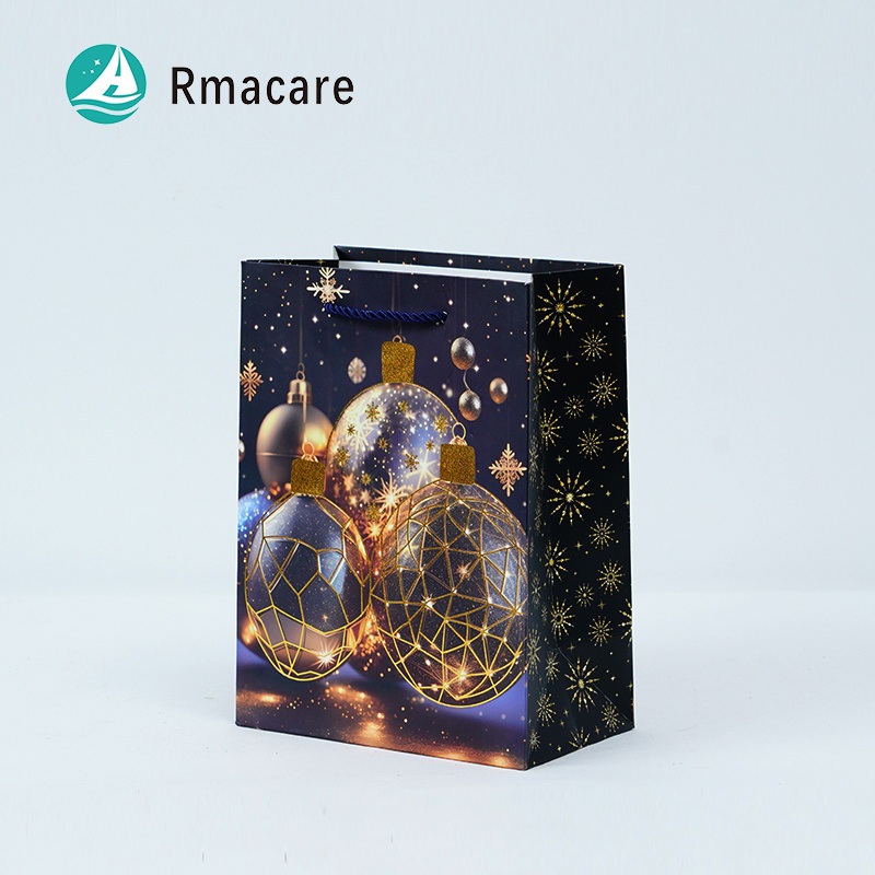 Custom Made Kraft Paper Bag Grocery Small Black Flower Paper Bags Packaging with Handles for Business – Wine Bag and Gift Bag price