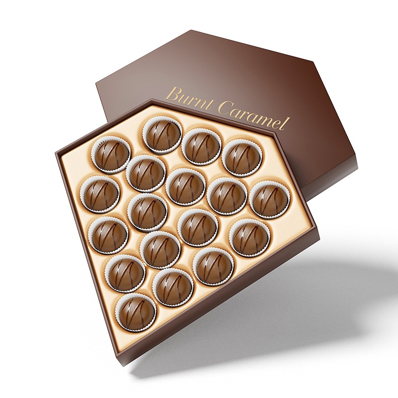 Customized High-Quality Polygonal Chocolate Heaven and Earth Cover Box for Valentines Day Gift Packaging and Souvenir Paper Box – Gift Box and Red Wine Box price