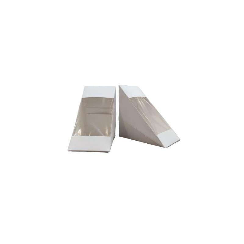 Food Grade Customized Logo Sandwich Paper Box with Pet Window – Food Packaging and with Your Own Logo price