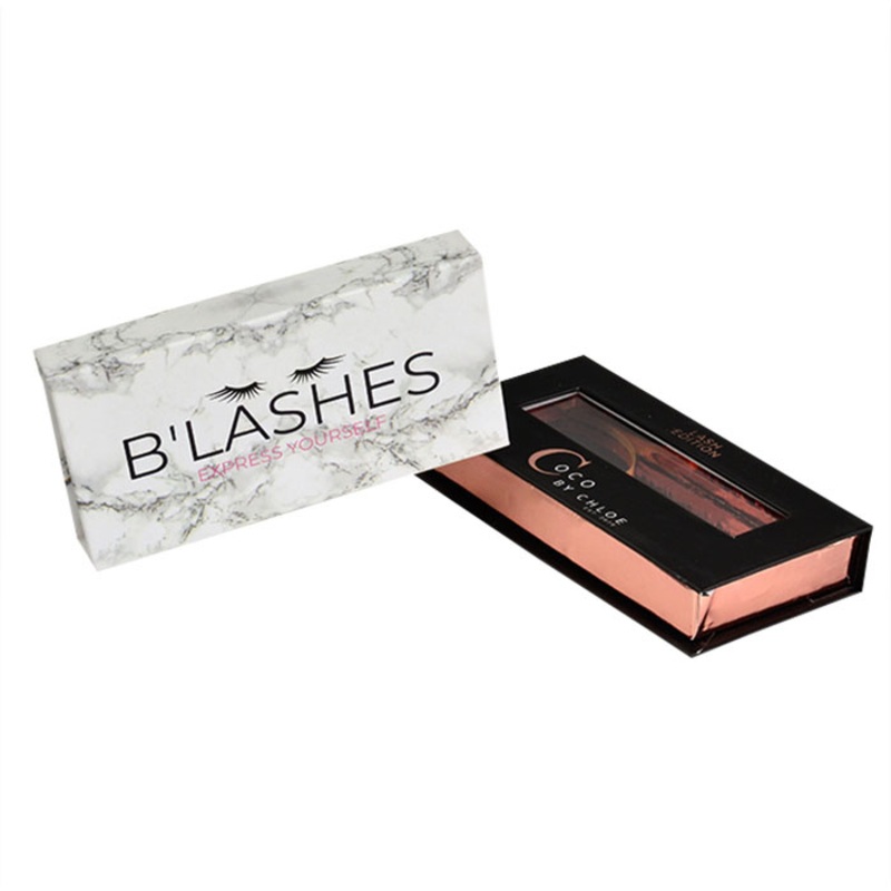 Personalized Logo Cosmetic Paper Packaging Magnetic Eyelash Box – Custom Eyelash Box and Eyelash Box price