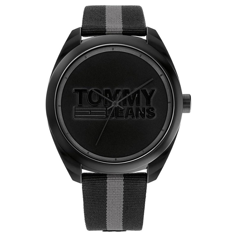 Tommy Hilfiger 1792039 Black sunray dial Analogue Quartz Men’s Watch 46mm Black Stainless steel