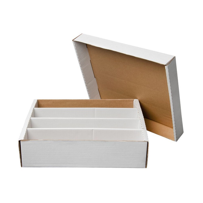 3200CT 4 Row Card Cardboard Storage Box Holds Standard Sized Trading Sports Baseball Ptcg Mtg Yogioh Cards – Trading Card Storage Box and Storage Boxes price