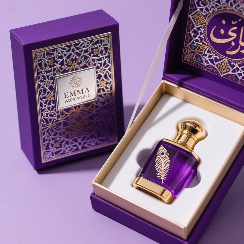 50ml Wood Emper Box Perfume 3D Embossed Logo – Arabic Perfume Box and 8ml Perfume Box price
