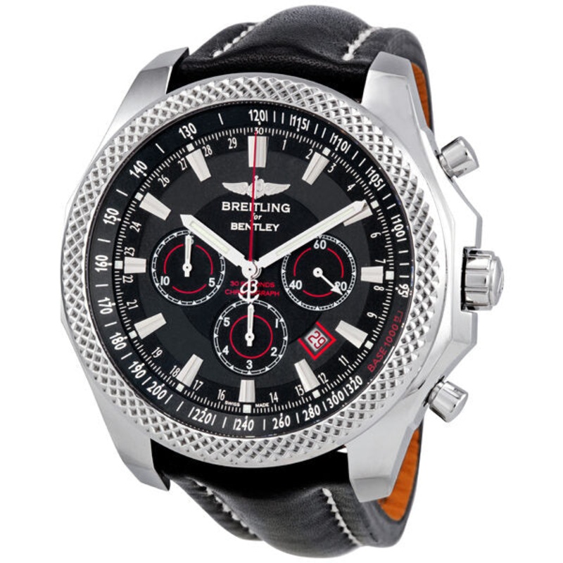 Breitling Bentley Barnato Black Dial Chronograph Men’s Watch A2536824-BB11BKLD A2536824/BB11 – 442X-A20D.1