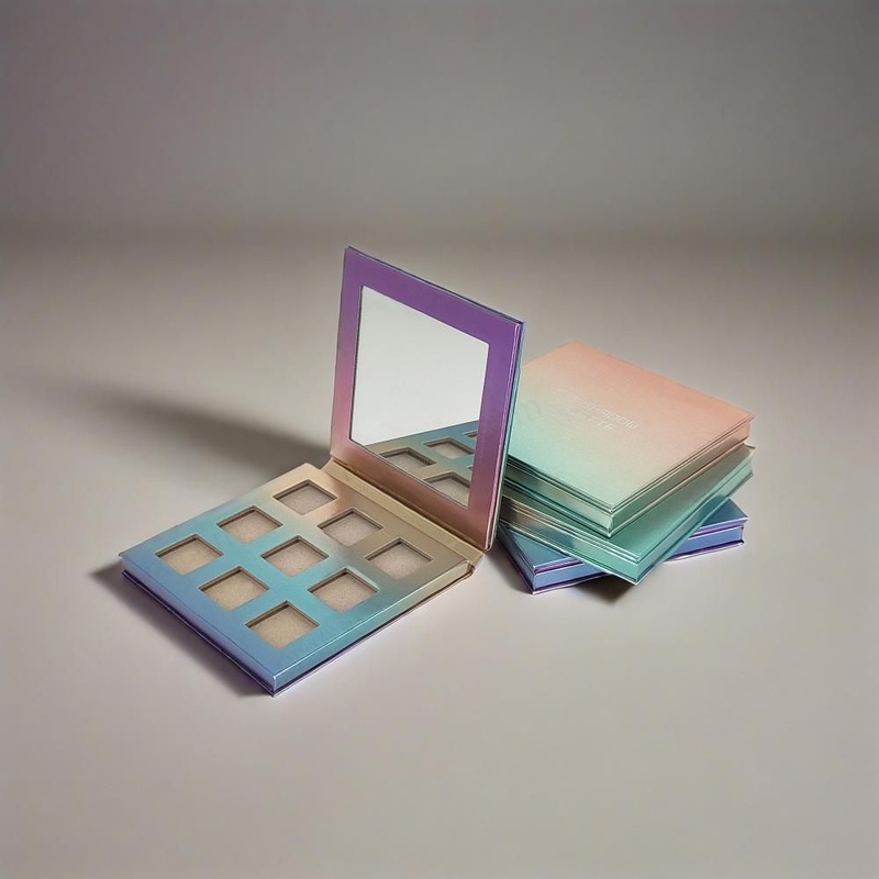 Custom High Quality Cardboard Eyeshadow Palette Packaging Box with Mirror – Gift Box and Packaging Box price