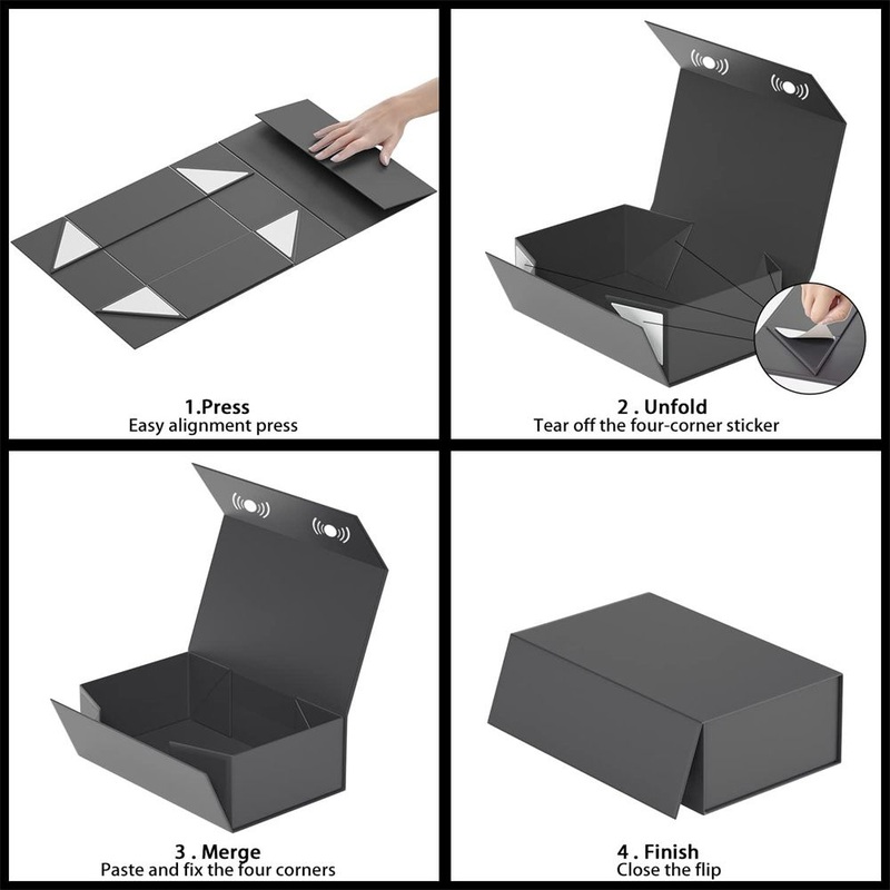 Custom Logo Toy Clothes Electronics Shoes Cosmetic Foldable Packaging Paper Box Collapsible Decorative Gift Paper Boxes – Foldable Box and Magnetic Box price