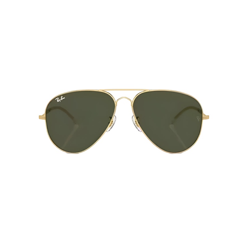 RayBan Old Aviator RB3825 001/31 6214  Gold Frame + Green Lenses