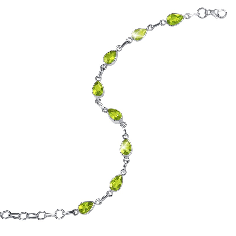 Summer Sparkle Peridot Bracelet