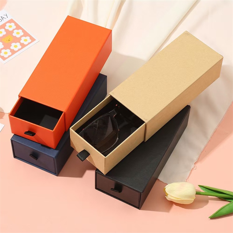 Custom Eyeglasses Packaging Box Case Hard Paper Drawer Storage Glasses Box Perfume Gift Cardboard Slide Packing Boxes – Packaging Box and Packaging Carton Box price