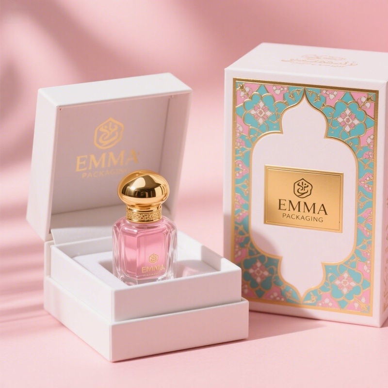 Custom Logo100ml Islamic Elegant Perfume Box with Bottle Set – Arabic Perfume Box and 8ml Perfume Box price