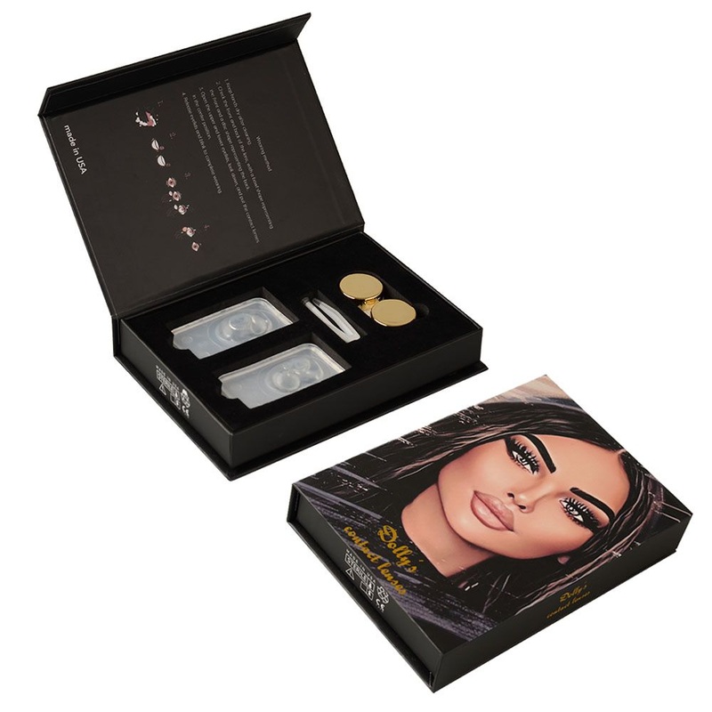 Customize Unique Elegant Paper Colorful Eye Packaging Contact Lenses Box – Contact Lenses Box and Contact Lenses Packaging Box price