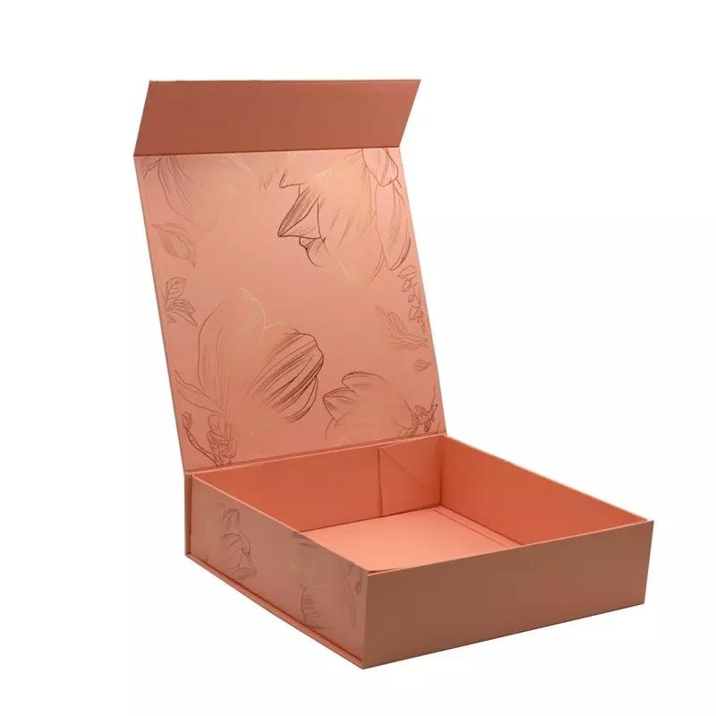ODM/OEM Free Design Luxury Personalized Logo Rigid Cardboard Packaging Paper Box Folding Gift Shipping Box with Ribbon – Paper Gift Box and Folding Box price