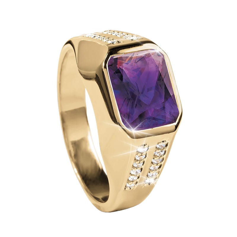 Saracen Purple Men’s Ring 9