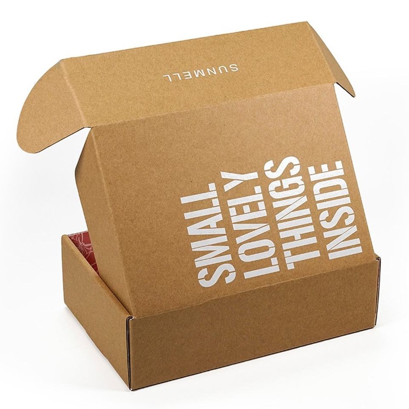 Bulk Kraft Paper Mail Box Recycled Brown Cardboard Corrugated Airplane Box – Leather Belt Box and Necklace Boxes price