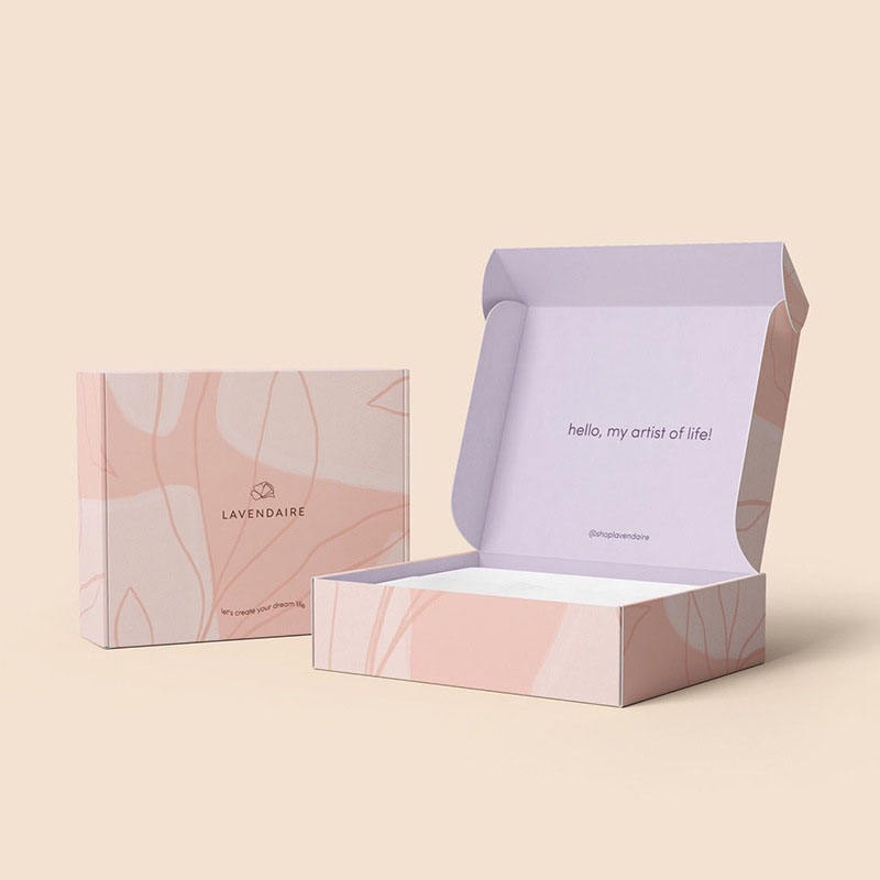 Custom Logo Printed Corrugated Paper Mailer Box for Apparel Underwear Socks Packaging Elegant Embossing for Cosmetic Clothing – Corrugated Box and Packing Box price