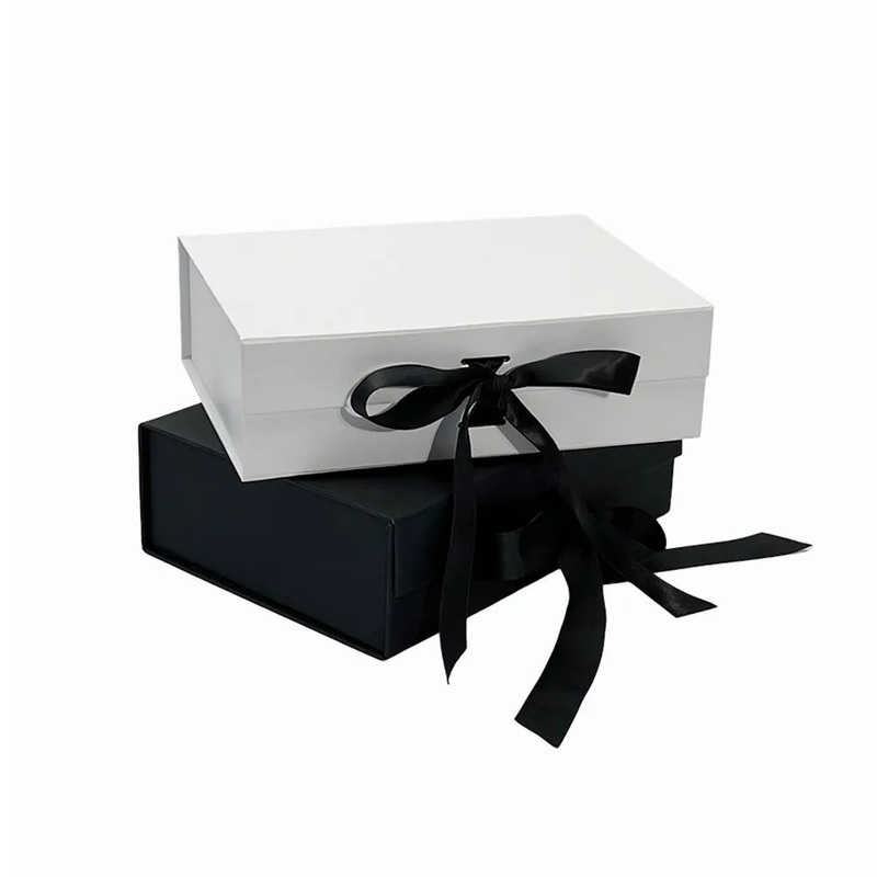 Free Sample Cardboard Folding Luxury Magnetic Gift Paper Box Custom Logo Collapsible Packaging Boxes with Ribbon – Custom Box and Packaging Box price