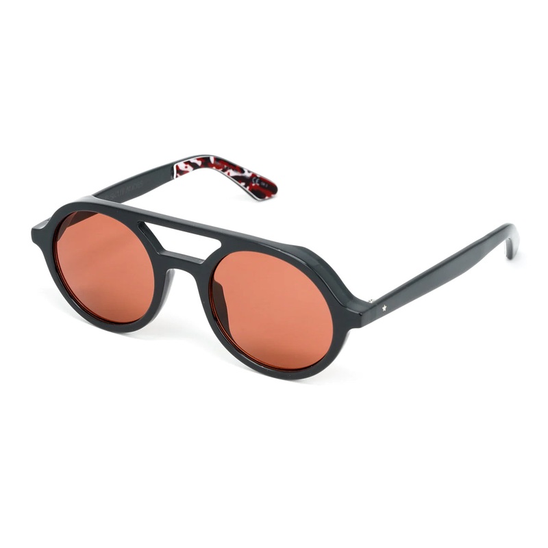 Jimmy Choo Men’s Sunglasses Round Browline Black/Pink BOB/S KB7