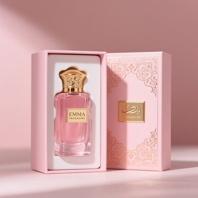 Custom Printing Pink Display Perfume Box with Bottle Set – Arabic Perfume Box and 8ml Perfume Box price