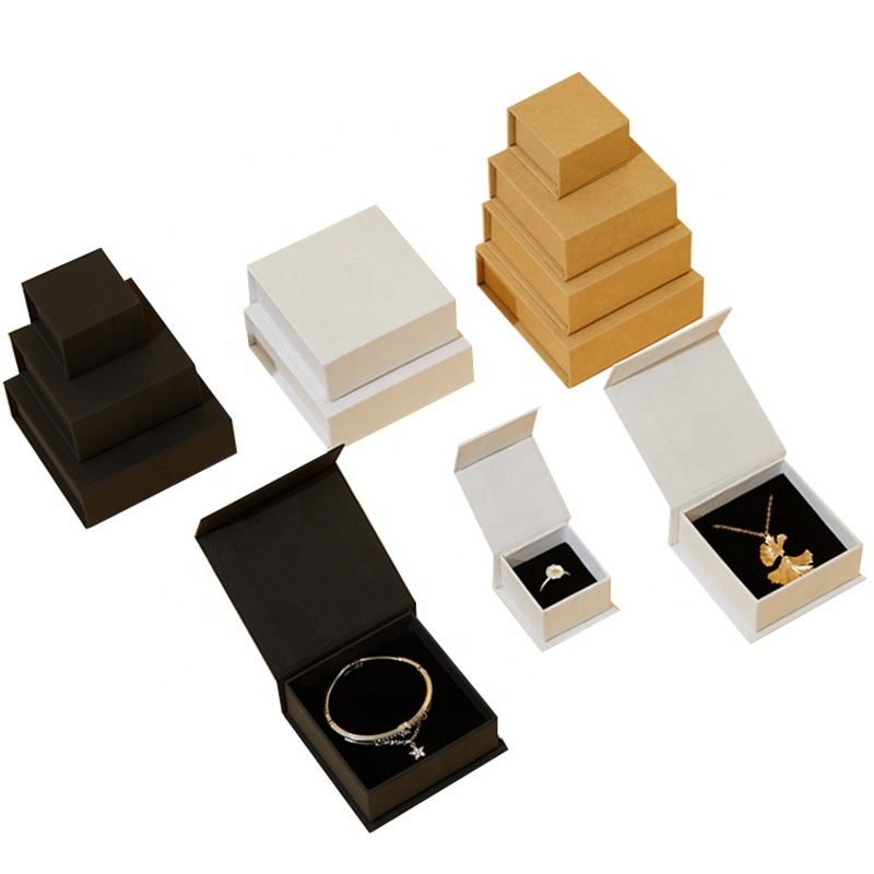 Customized Paper Cardboard Drawer Sliding Jewelry Packaging Gift Boxes Necklace Earring Bracelet Ring Jewelry Box – Gift Box and Paper Box price