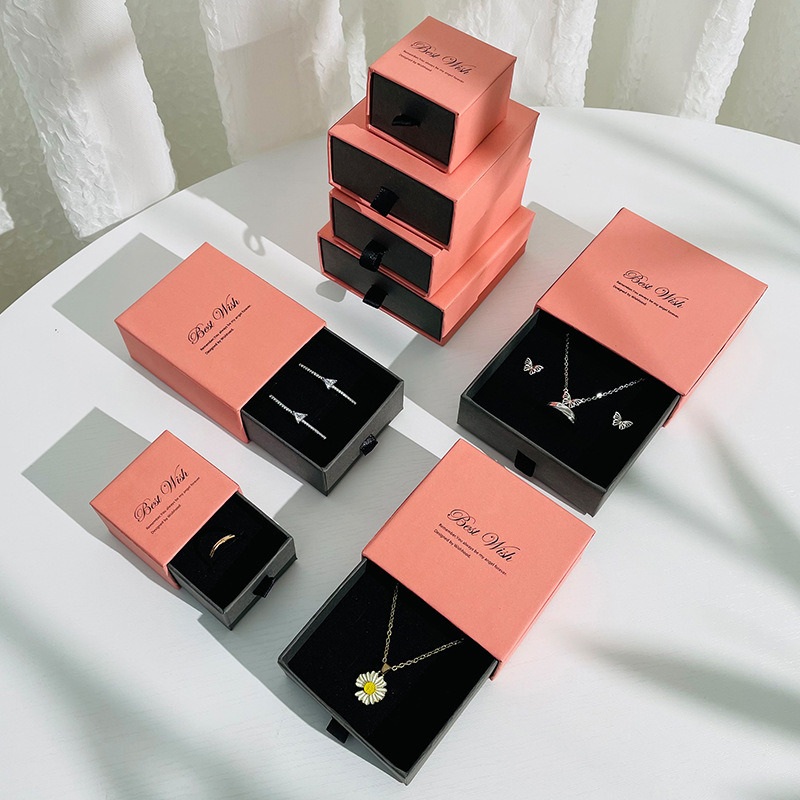 Drawer Necklace Box Jewelry Box Ring Earrings Bracelet Jewelry Drawer Gift Box – Jewelry Box and Necklace Box price