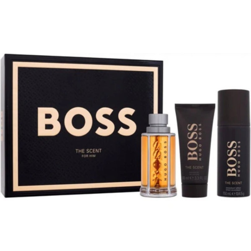 Hugo Boss – The Scent Eau De Toilette Gift Set For Men – 100ml + 150ml + 100ml