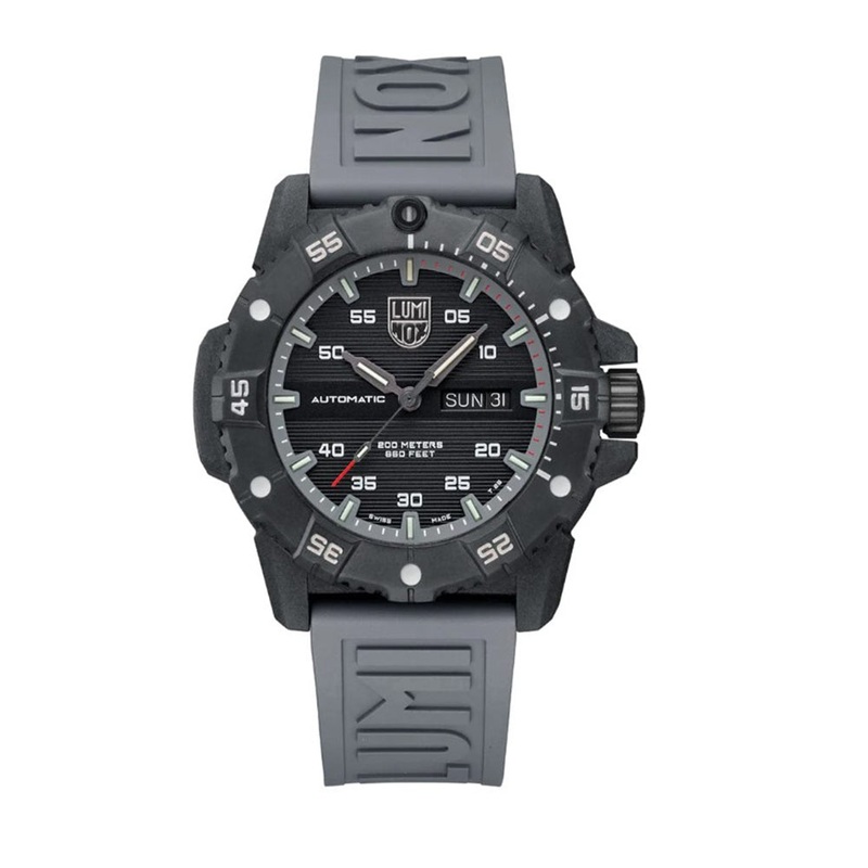 LUMINOX L9382 Gray Silicon Band Automatic Automatic Men’s Watch