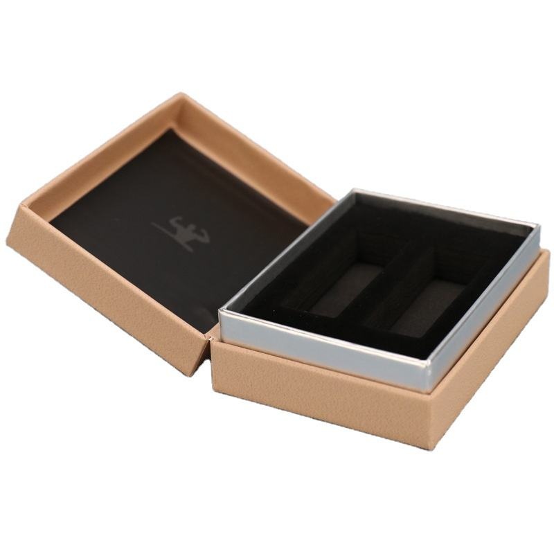 Siamese Heaven and Earth Cover Box Cosmetic Custom Flip Book Type Gift Box Packing Box Custom Flocking EVA – Leather Belt Box and Necklace Boxes price