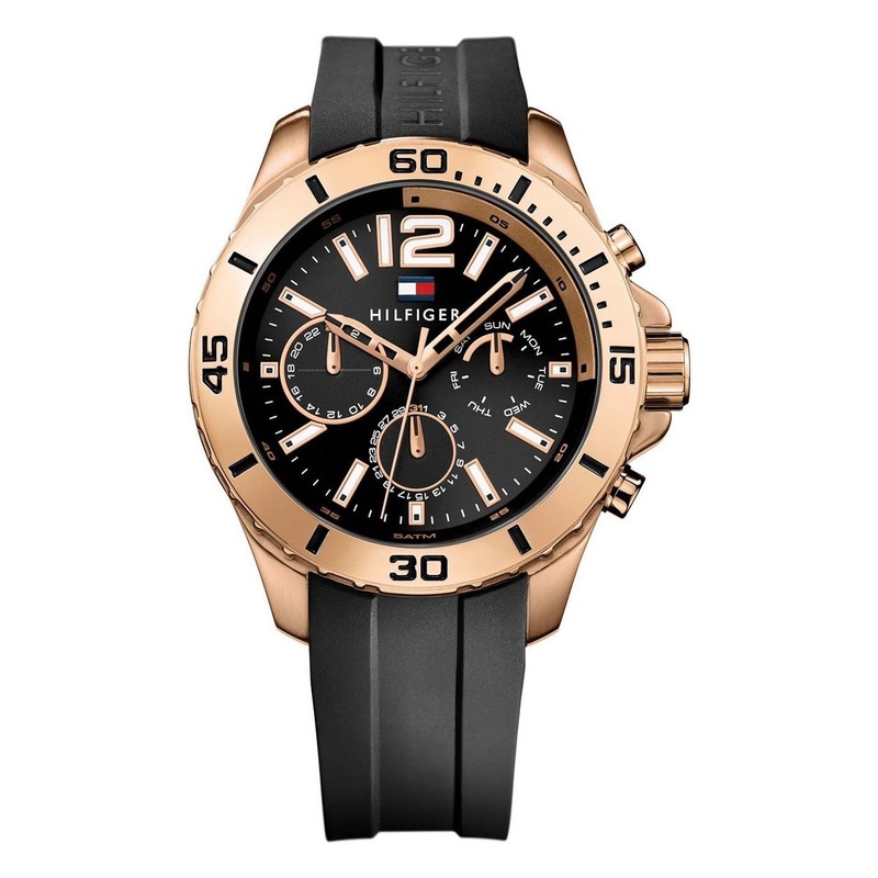 Tommy Hilfiger Men’s Watch Chronograph Cool Sport Rose Gold 1791145