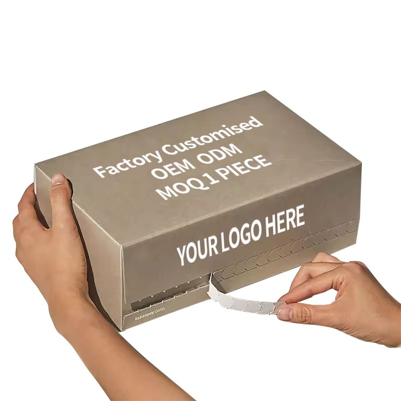 Corrugated Adhesive Tear off Strip Shipping Paper Box Mailer Box Packaging Zipper Carton Gift Boxes with Tear – Paper Box and Packaging price