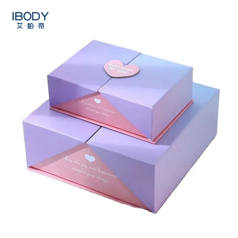 Custom Luxury Pink Flap Double Opening Door Paper Foldable Magnetic Closure Jewelry Packaging Gift Box – Carboard Box and Paper Box price
