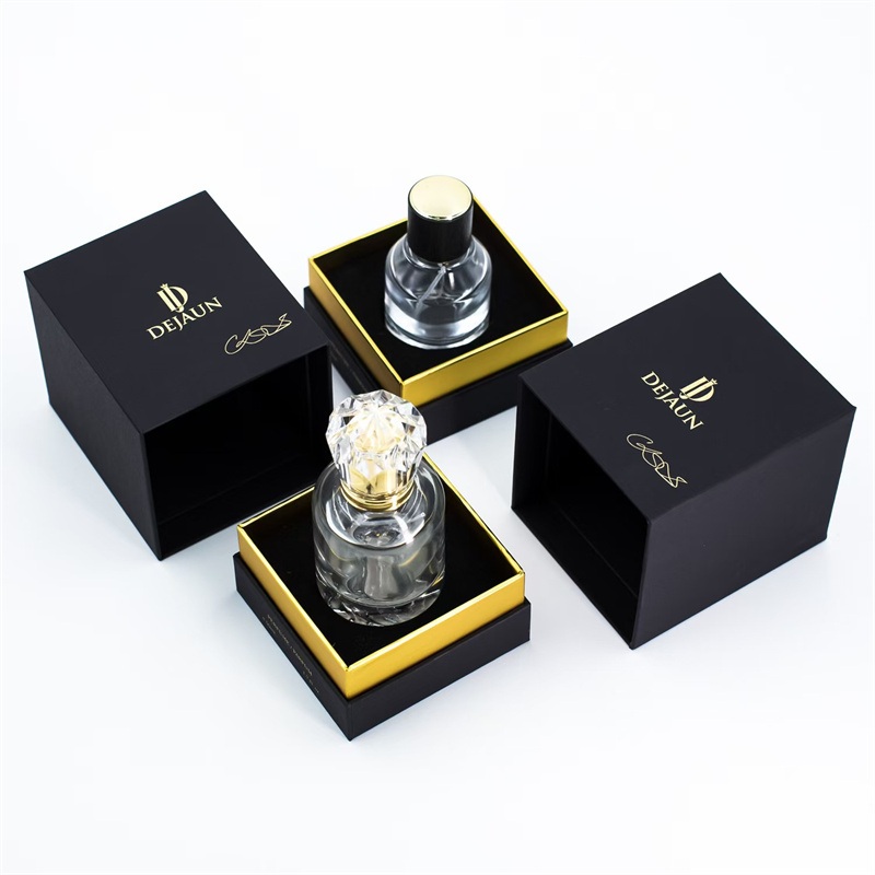 Custom Luxury Square Stamping Printing Gold Hard Paper Box 50ml 100ml Perfume Bottle with Box Set Perfume Box Packaging – Packaging Box and Packaging Carton Box price