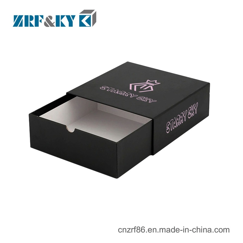 Customized Logo Printed Luxury Sliding Drawer Paper Packaging Gift Box – Drawer Box and Drawer Gift Box price