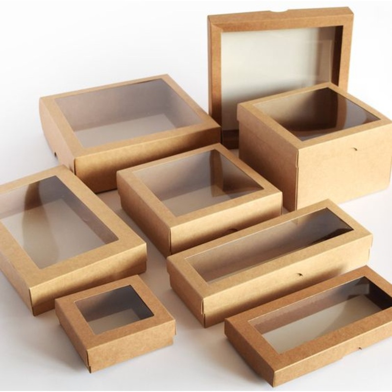 Display Gift Box White Boxes with Clear Window Lid Boxes for Product Packinging White Packaging Box Bulk – Packaging Box and Packing Box price