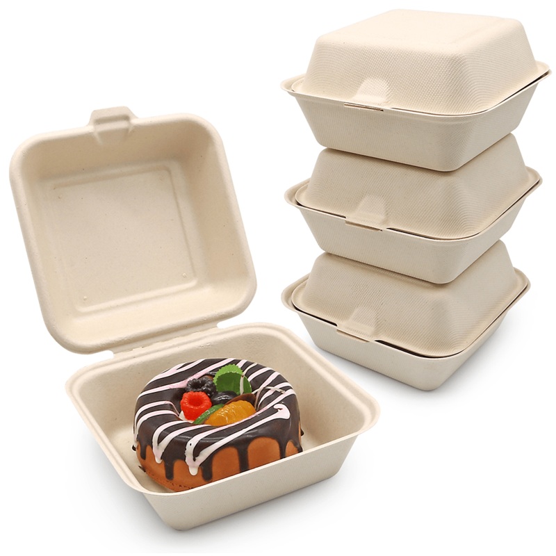 Disposable Bagasse Take Away Food Box Food Packaging Hamburger Box – Takeaway Food Box and Food Packaging price