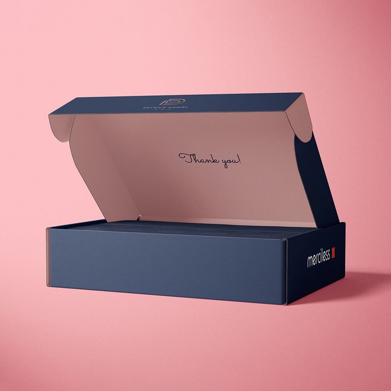 Hot Stamping Foil Offset Printing Kraft Packaging Box Printed Kraft Paper Foldable Flat Packed Box – Paper Box and Corrugated Box price