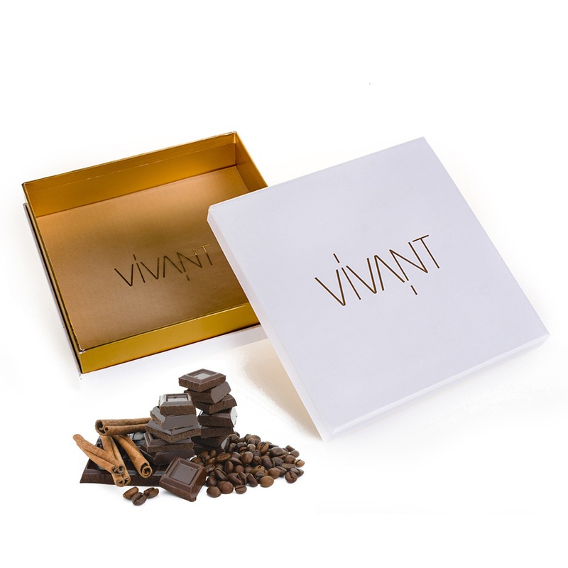 Luxury Custom Logo Printing Premium White Cardboard Paper Packing Snack Biscuit Cookies Bread Candy Sweet Food Truffle Chocolate Packaging Gift Chocolate Box – Chocolate Gift Box and Chocolate Paper Box price