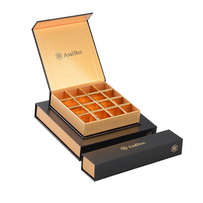 Luxury Empty Paper Packing Sweets Dates Boxes Custom Gift Packaging Chocolate Box – Chocolate Box and Sweet Box price