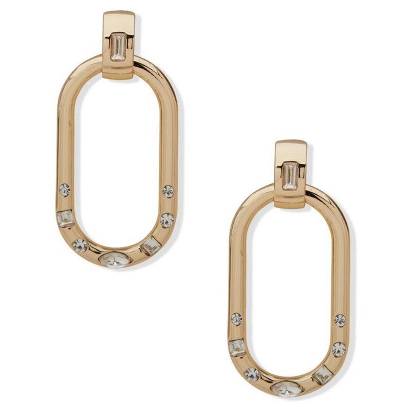 Nine West Jewelry 19G01345 Base metal with gold-tone Earring Gold Metal Earrings