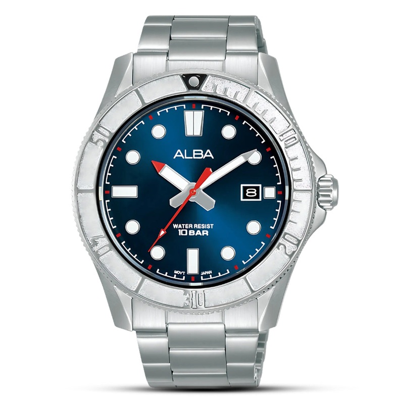 ALBA QURATZ BLUE DIAL MEN’S WATCH | AS9Q01X1