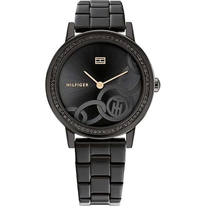 Tommy Hilfiger 1782438 Analogue Quartz Black Stainless Steel Women’s Watch 34 Black Stainless Steel